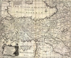 i Anatolien eller Lilleasien, med Syrien og andre provinser i det tyrkiske imperium som grænse derpå.